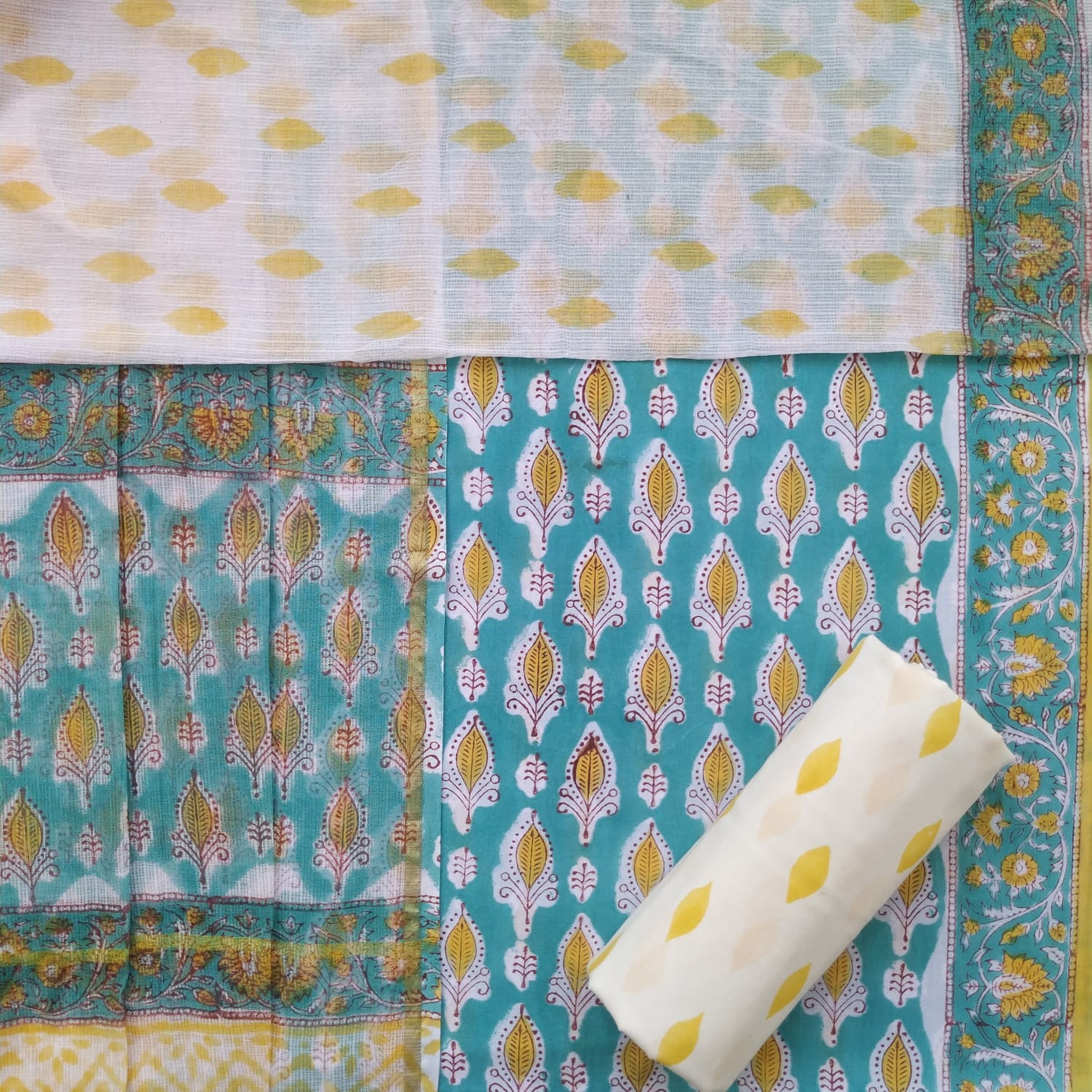 Shop kota dupatta cotton suits online (RKD134)