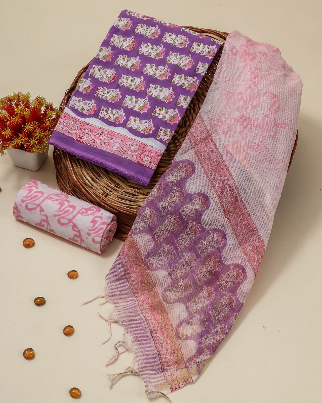 Shop kota dupatta cotton suit sets online shopping (RKD145)