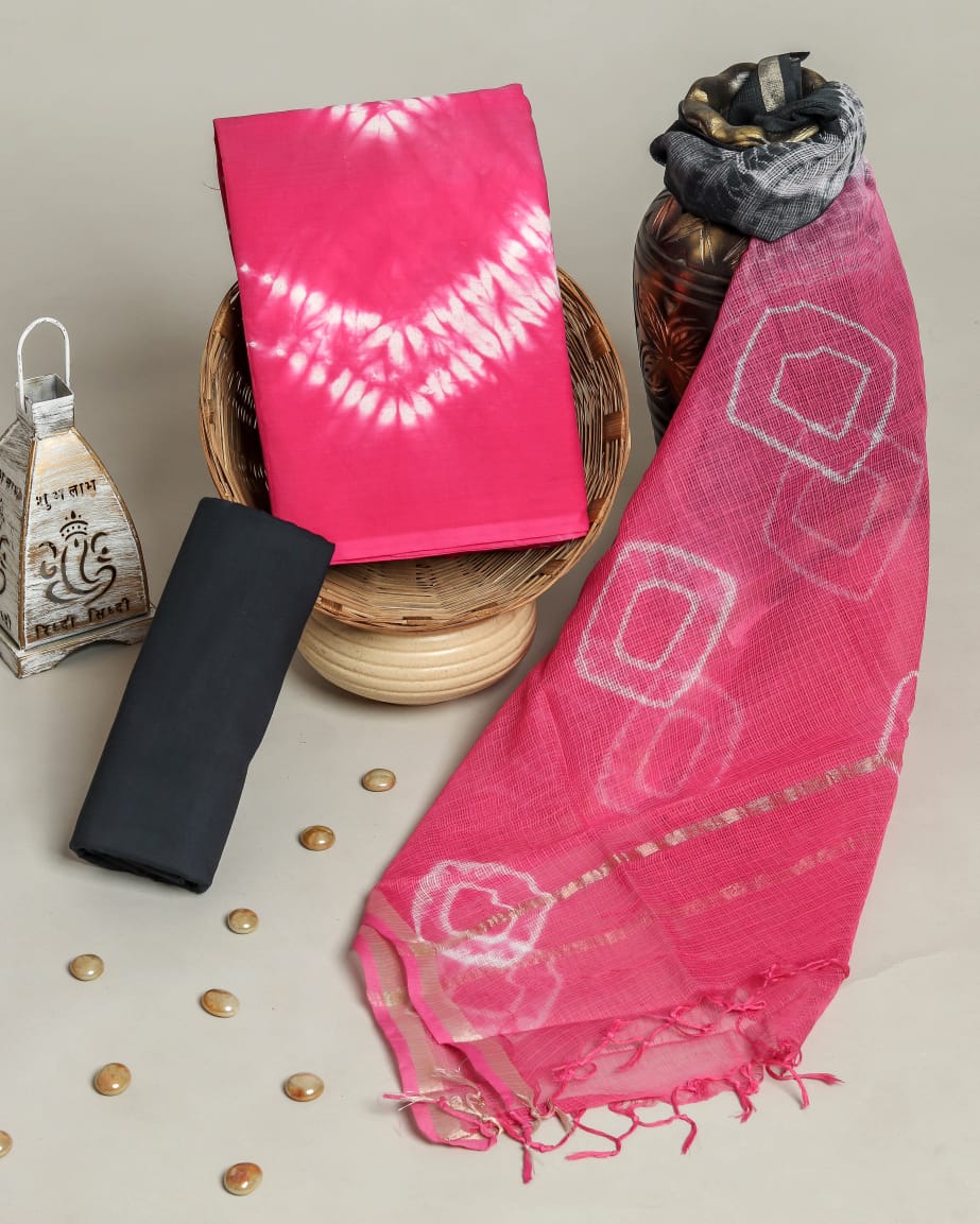 Shop jaipuri print cotton suits with kota dupatta (RKD32)