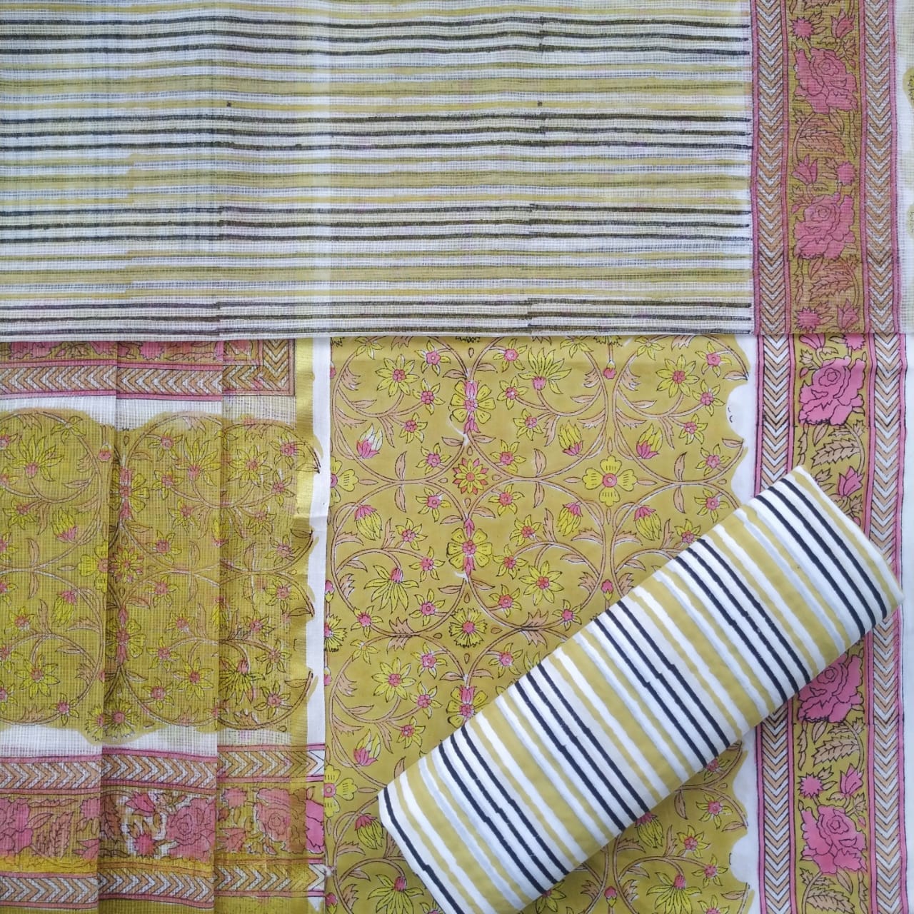 Shop kota dupatta cotton suits online shopping (RKD65)