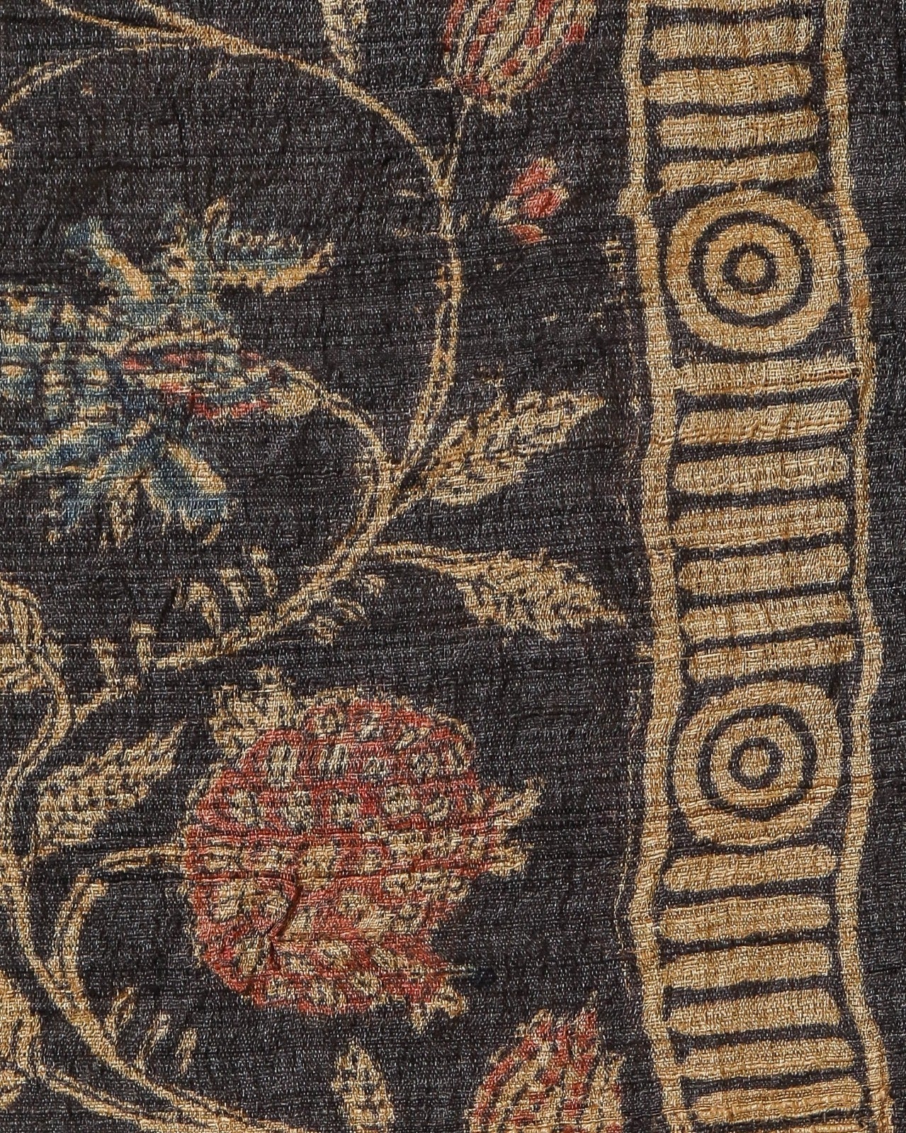 Shop unstitched block printed tussar silk suits online (TUS15)