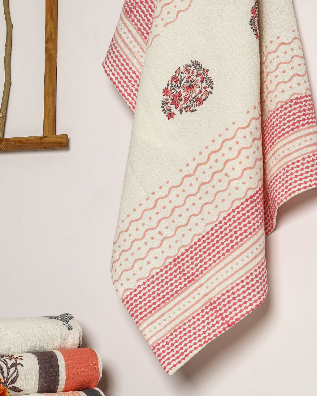 Shop hand block print towels online (TWL01)