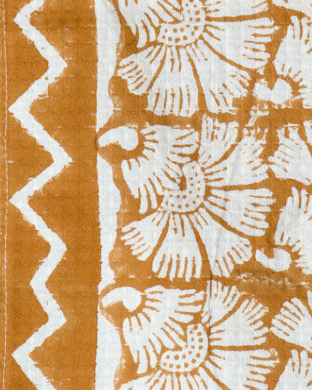 Shop block print waffle cotton towels (TWL02)