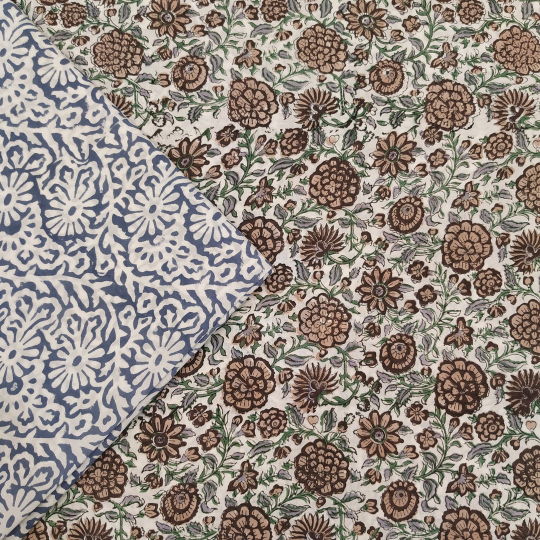 Summer Friendly Hand block printed material (2P30) - ShalviFashion