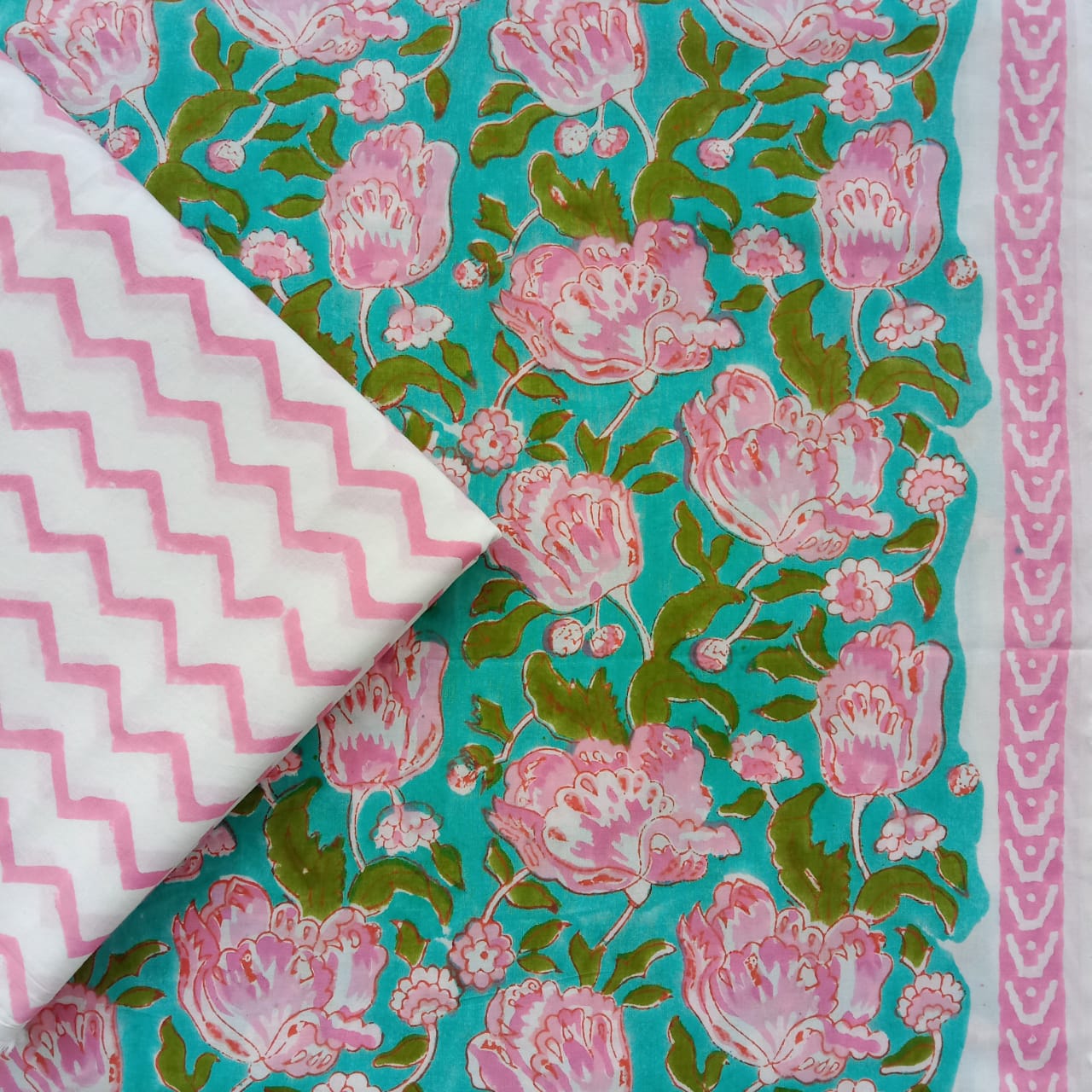 Shop Hand Block Print Pure Cotton Comfy Combo Sets (2PBP19)