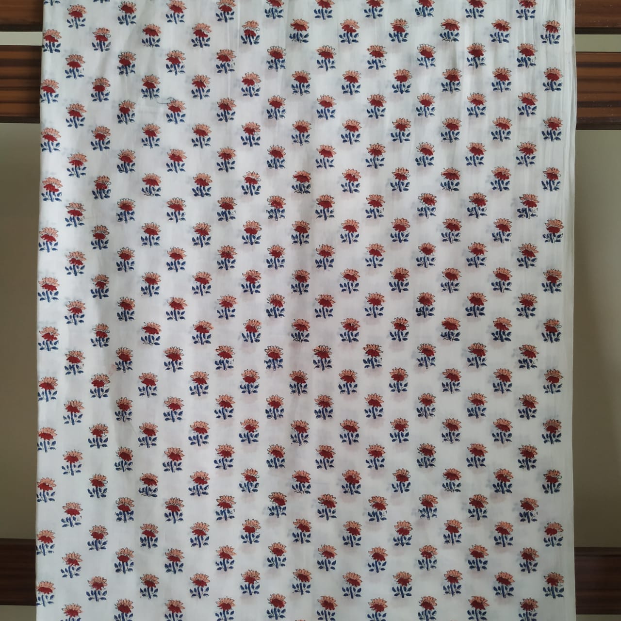 Shop Unstitched Pure Cotton Suits with Kota Doria Dupatta (3CKD189)