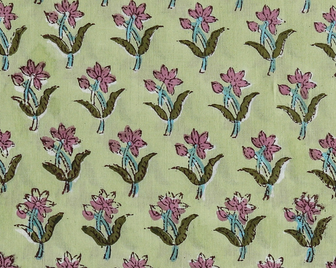 Shop Block Print Pure Cotton Suit Material with Kota Doria Dupatta (3CKD311)