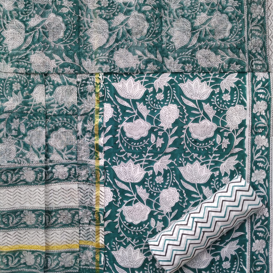 Shop cotton suit sets with kota dupatta (3CKD634)