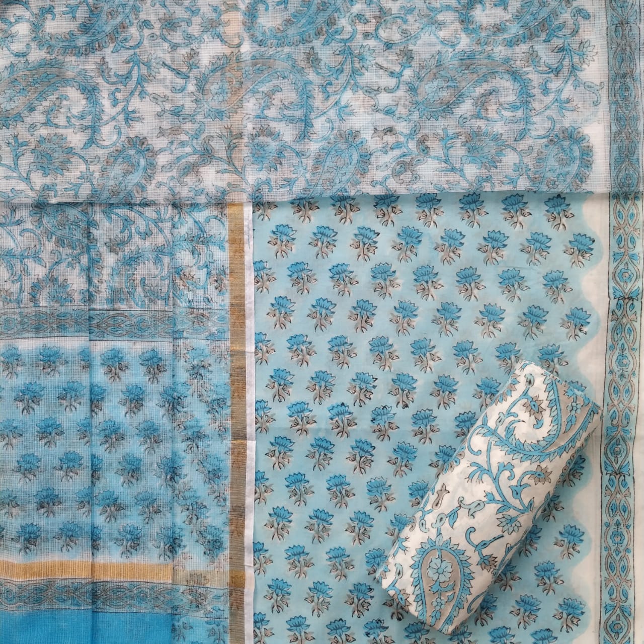 Shop kota dupatta cotton suit sets in jaipur (3CKD661)