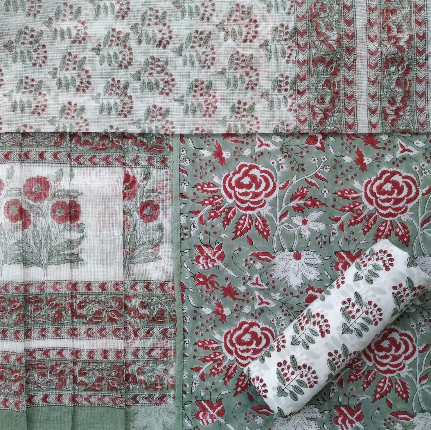 Shop kota dupata cotton suit sets in jaipur (3CKD673)