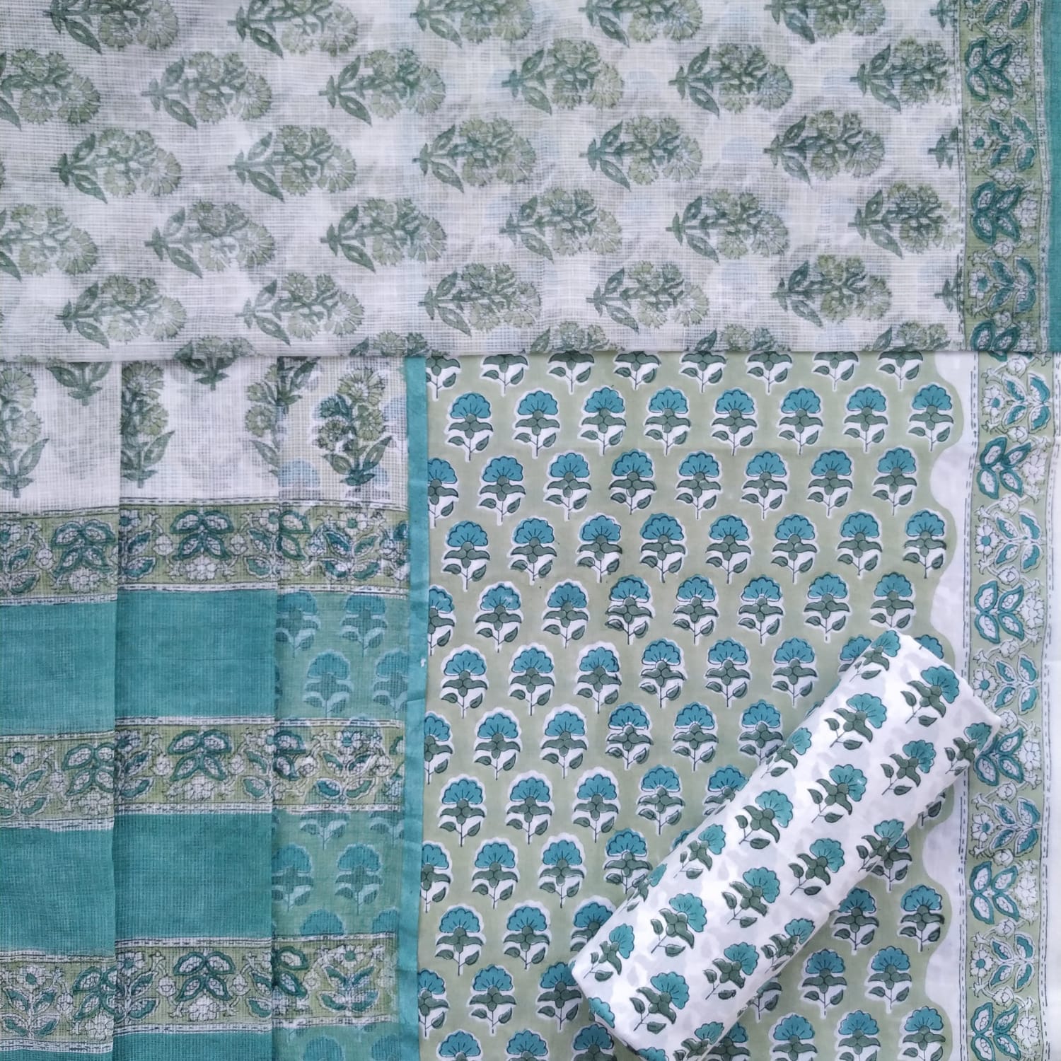 Shop kota dupatta cotton suit sets online shopping (3CKD680)