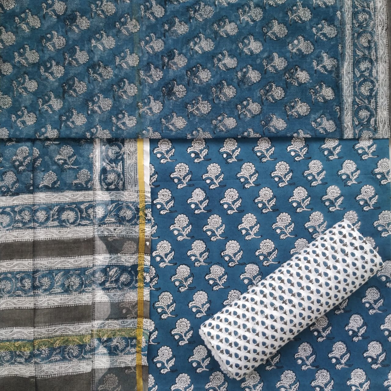 Shalvi Fashion's Premium Kota Doria Dupatta Cotton suit sets