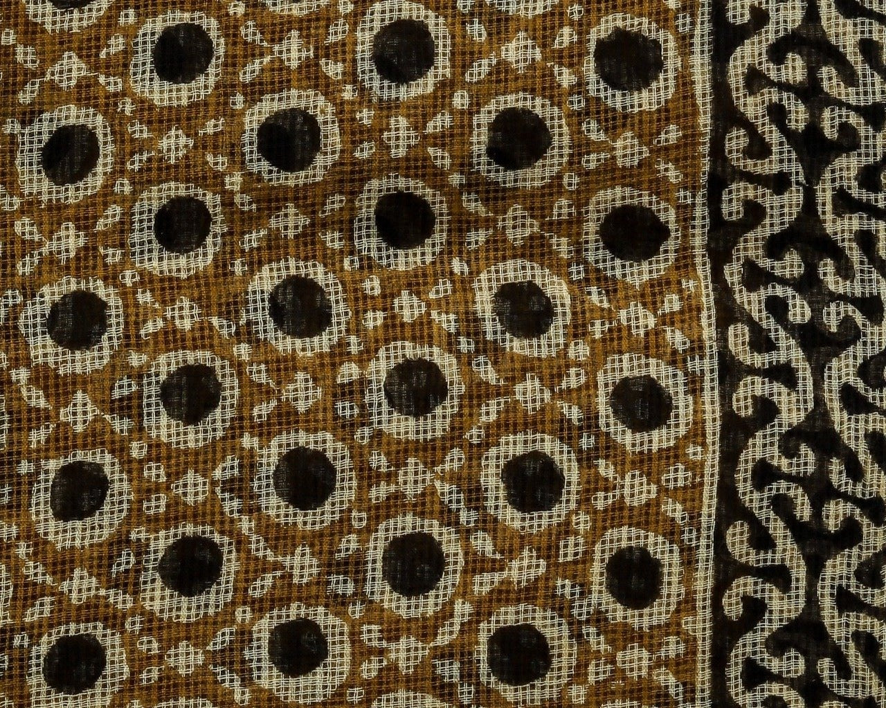 Shop Unstitched Bagru Print Premium Kota Doria Suits online (3KD08)