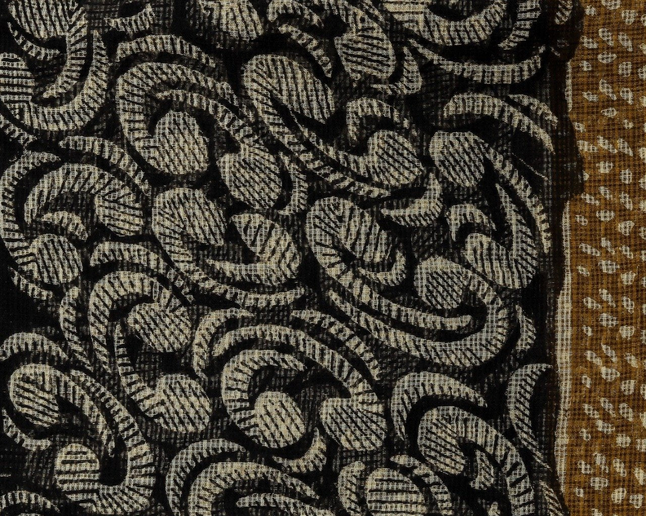 Shop Unstitched Bagru Print Premium Kota Doria Suits online (3KD14)