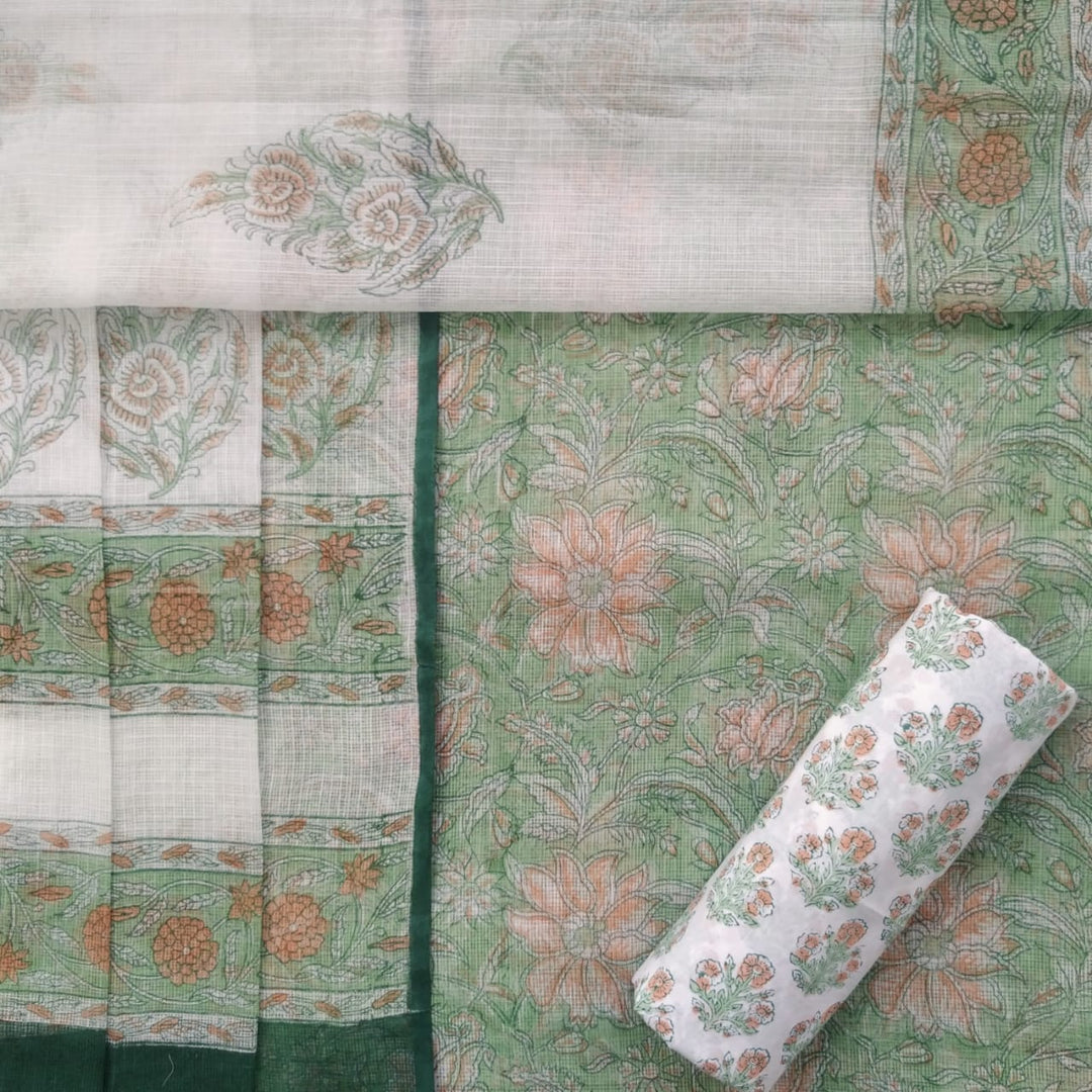Shop unstitched kota doria suit sets (3KD26)