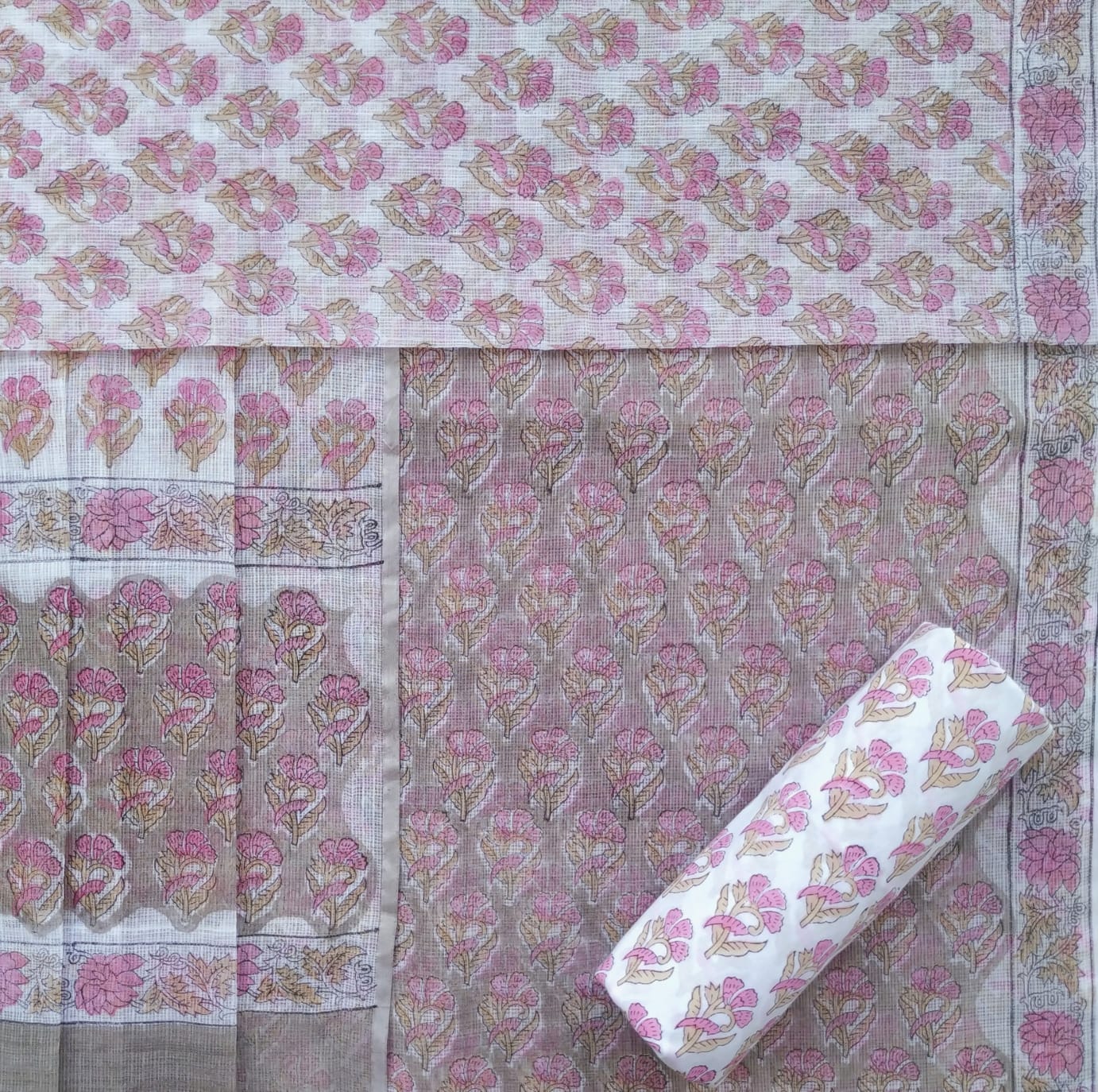 Shop unstitched kota doria suit sets online (3KD50)