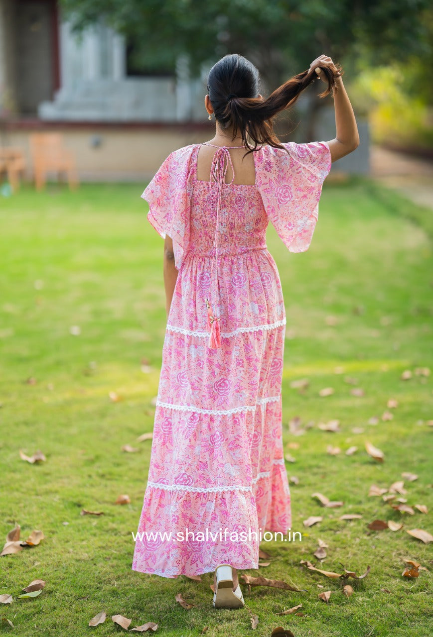 Shop jaipuri print cotton dress online (CRD21)