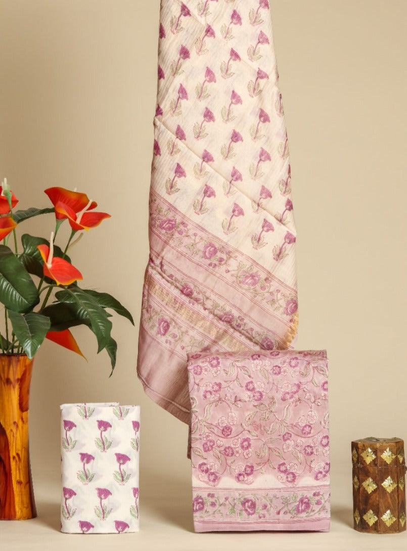 Festive Collection Premium Chanderi Silk Suits (CHA113)