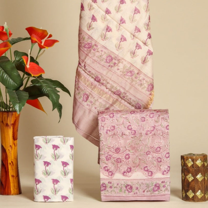 Festive Collection Premium Chanderi Silk Suits (CHA113)