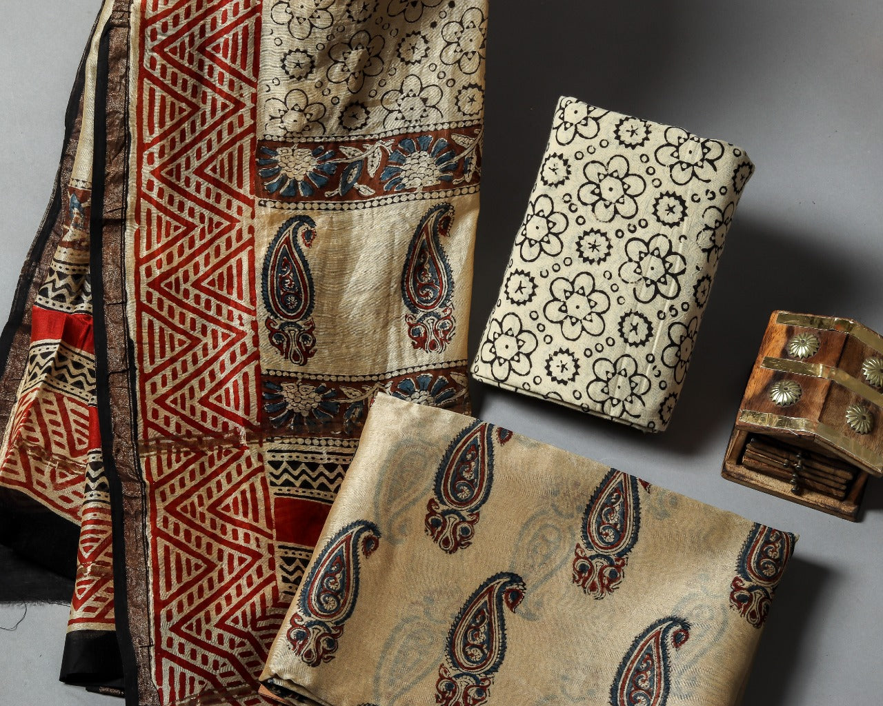 Classic Chanderi Silk Suits (CHA138) - ShalviFashion