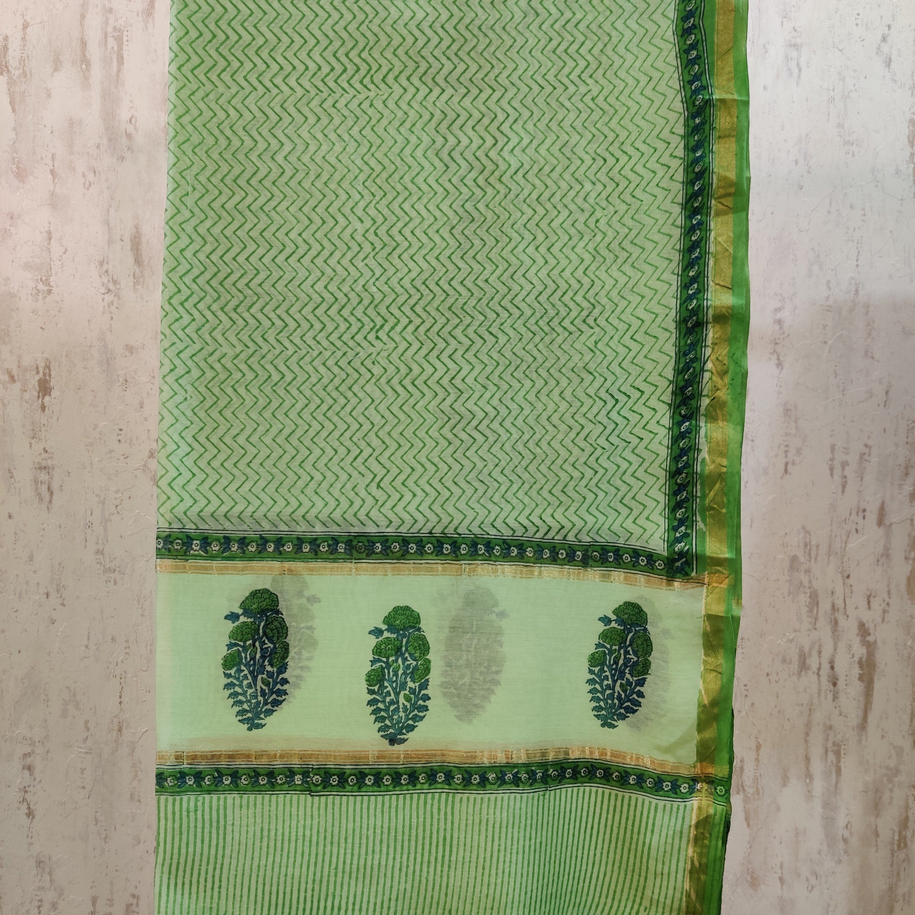 Classic Chanderi Suits with Chanderi Silk Dupatta (CHA205) - ShalviFashion