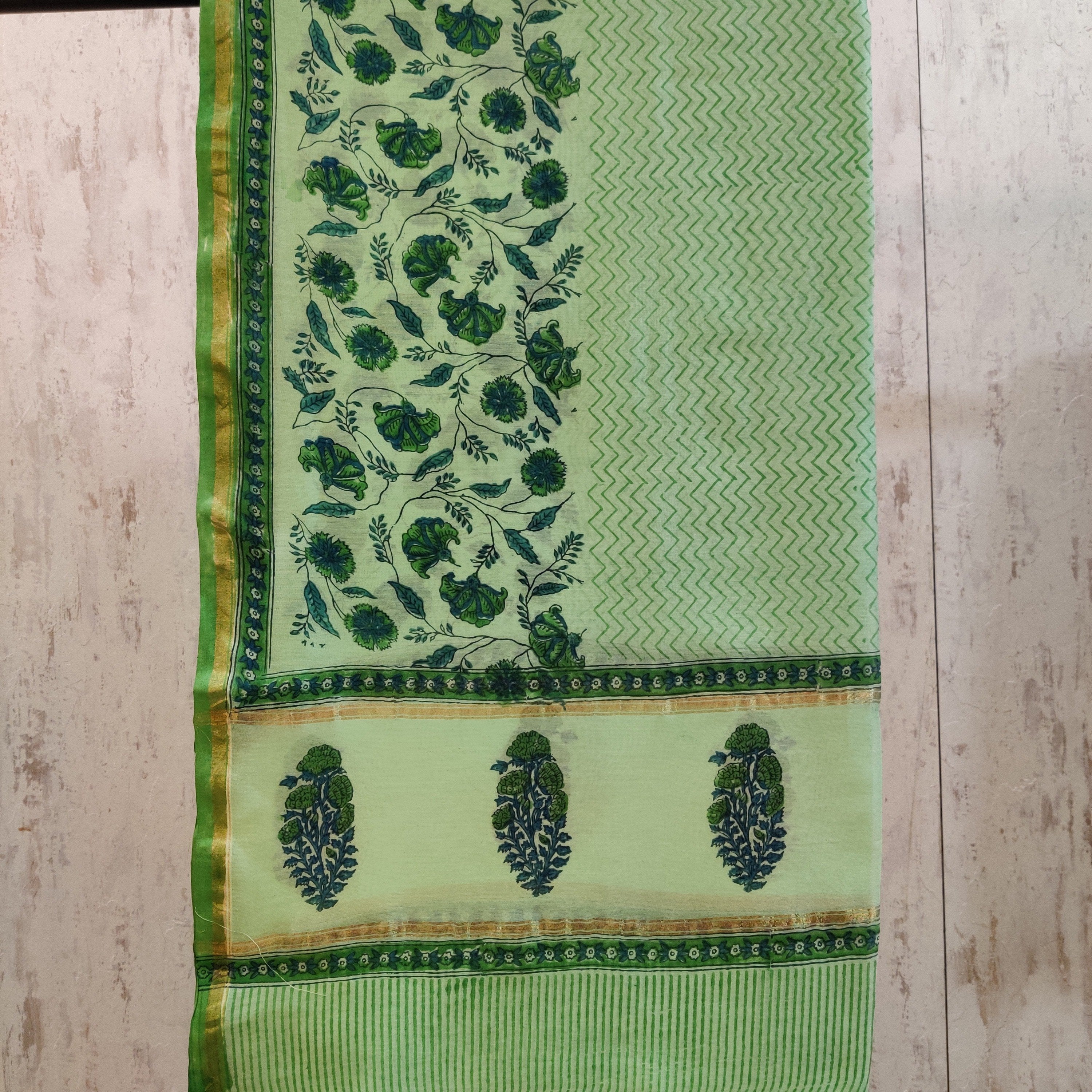 Classic Chanderi Suits with Chanderi Silk Dupatta (CHA207) - ShalviFashion