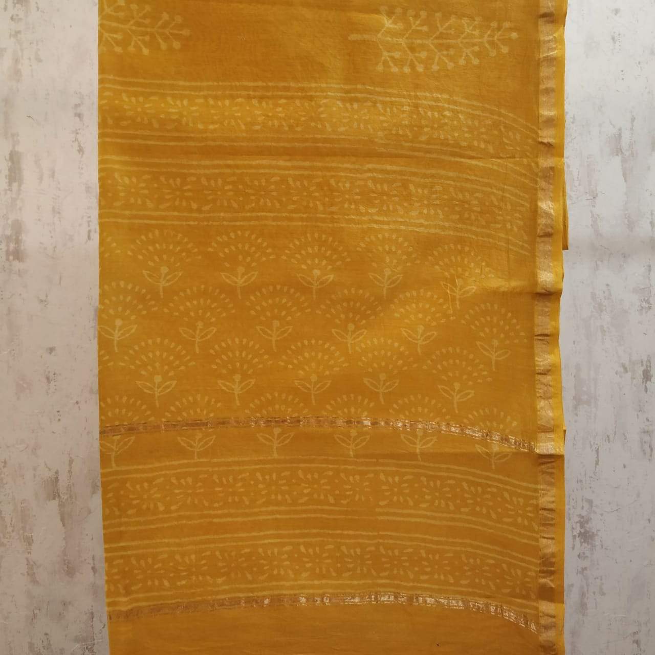 Chanderi Silk Suit with Chanderi Silk Dupatta (CHA221) - ShalviFashion