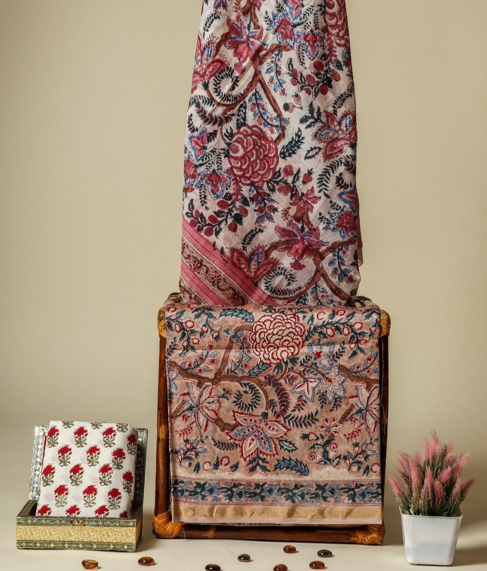 shop unstitched chanderi silk suit sets (CHA26)