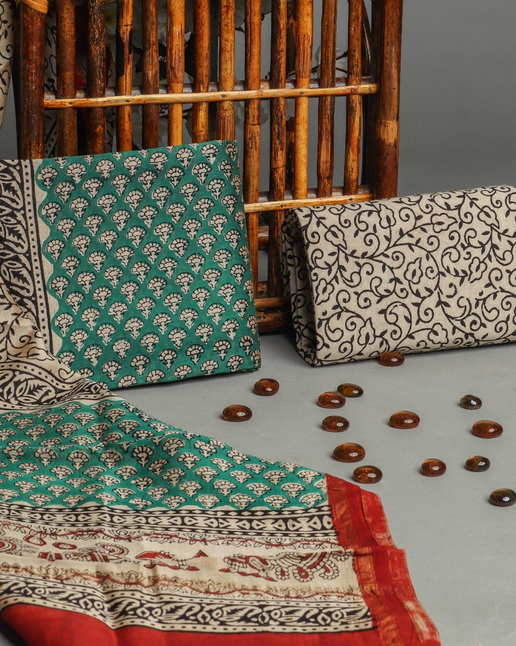 Premium Chanderi Dress Material with Chanderi Silk Dupatta Online