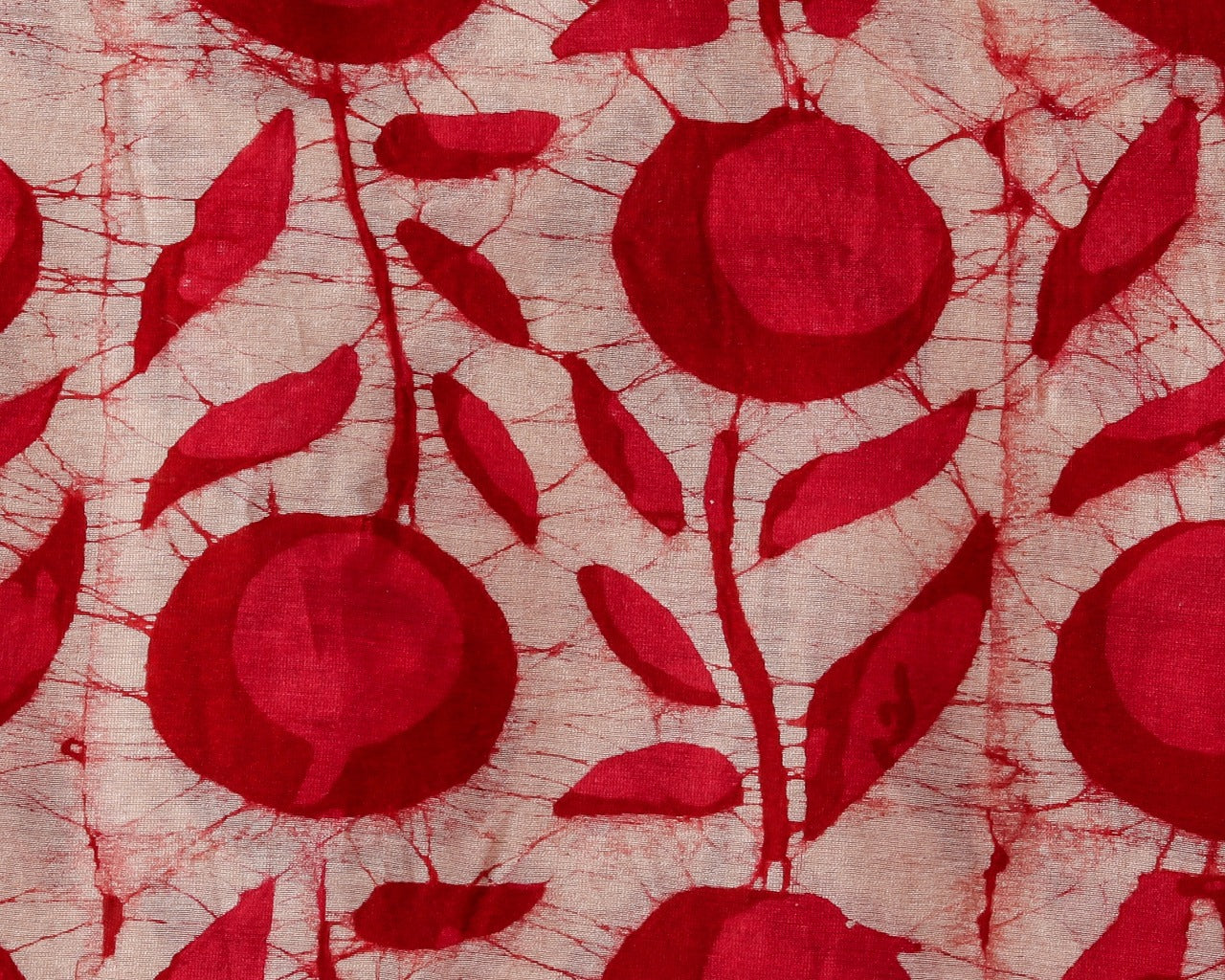 Tradtional Batik Print Chanderi Silk Suit set (CHA333) - ShalviFashion