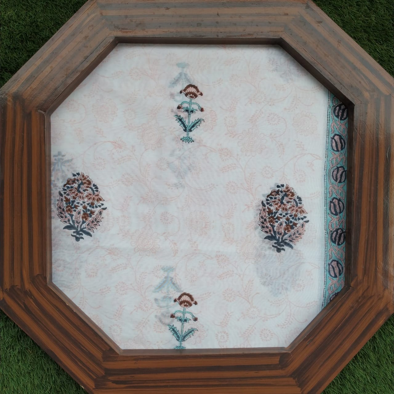 Shop Designer Hand Block Print Chanderi Silk Suit sets online (CHA436)