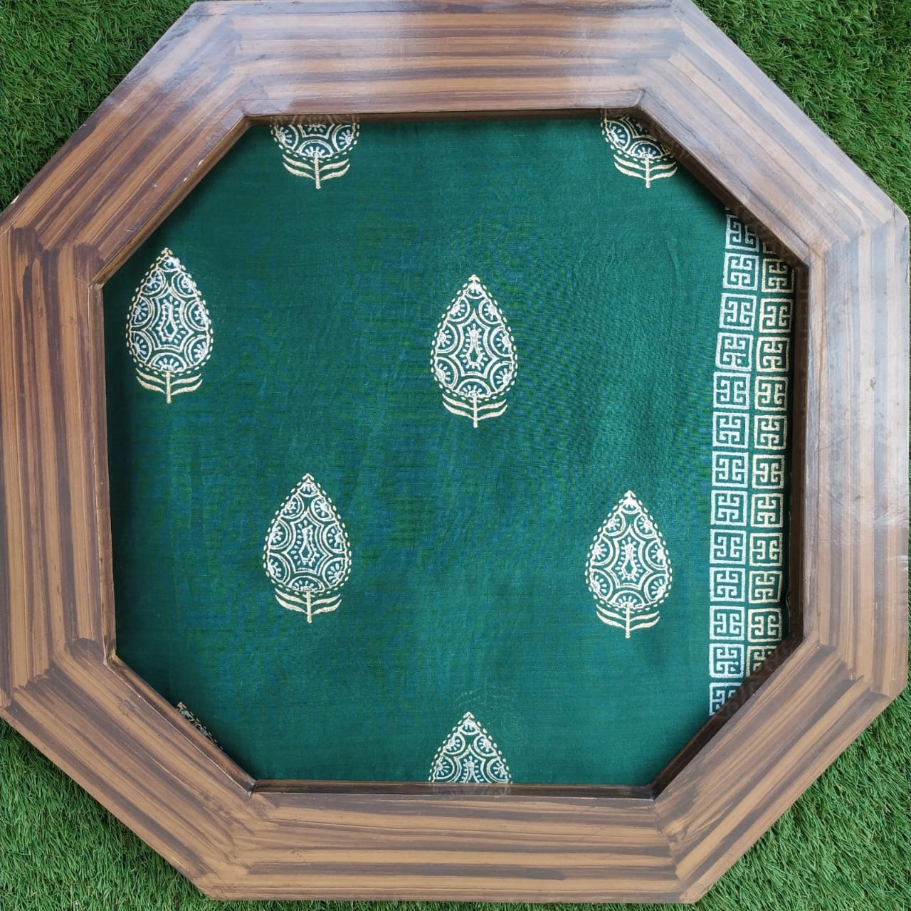 Shop Unstitched Hand Block Print Chanderi Silk Suit sets (CHA443)