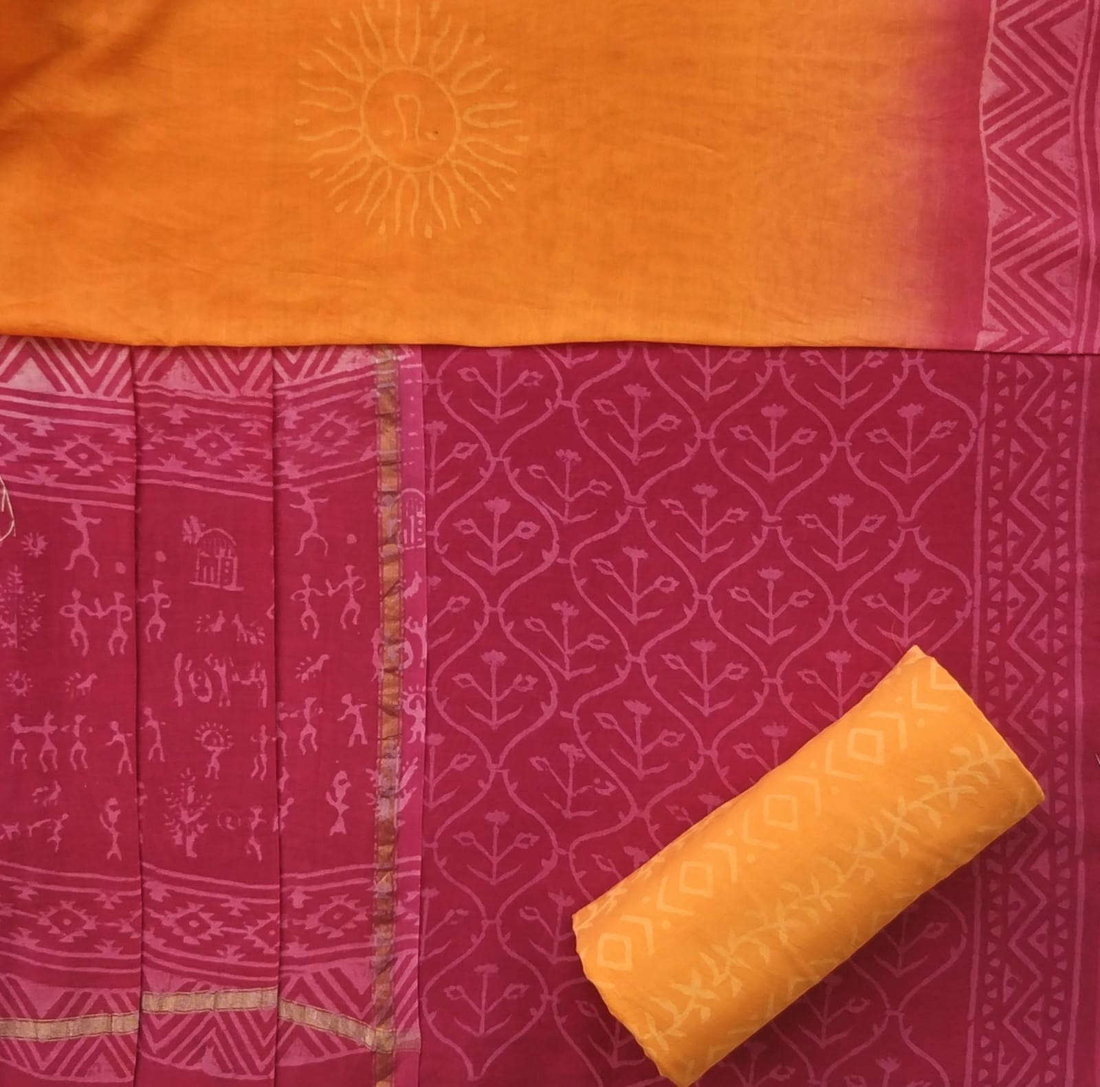 Shop chanderi silk suit set (CHA487)
