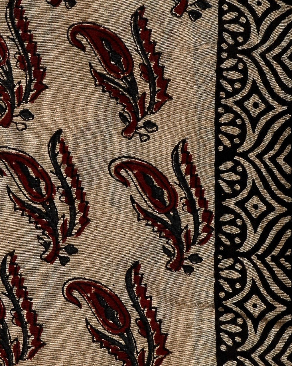 shop traditional bagru print chanderi silk suit set with chanderi silk dupatta