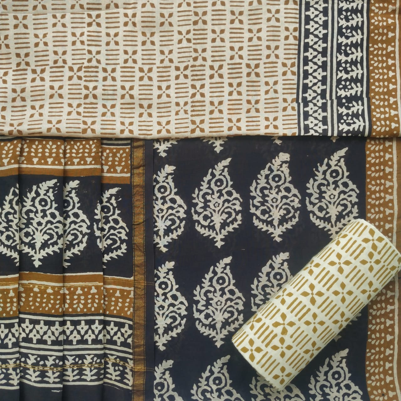 shop unstitched chanderi silk suit sets online