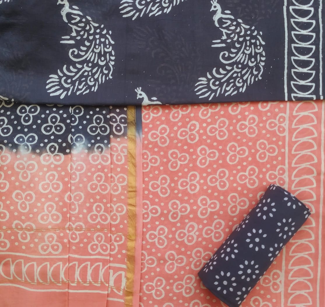 Shop chanderi silk suit sets (CHA618)