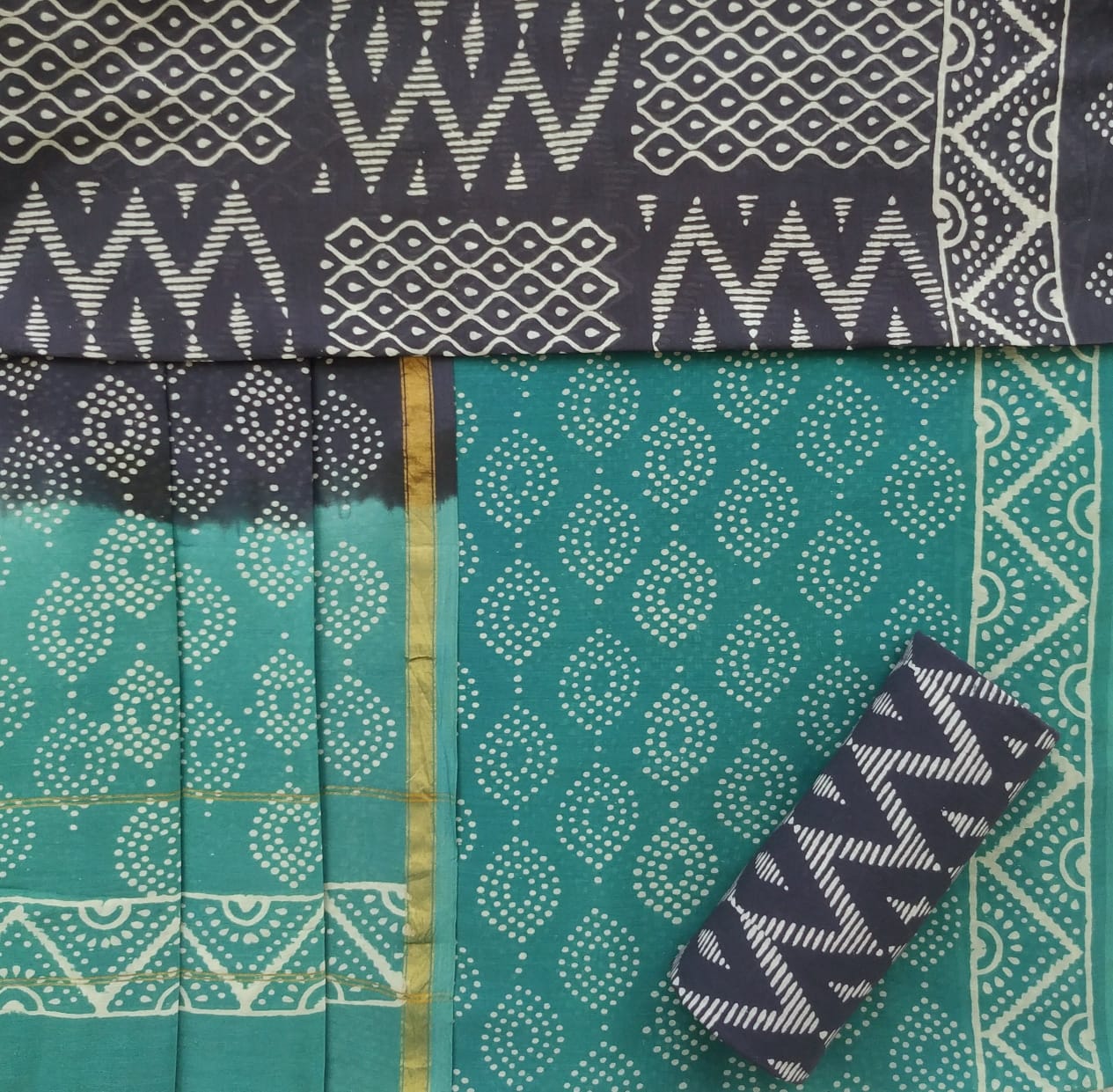 Shop unstitched chanderi silk suit set online (CHA619)