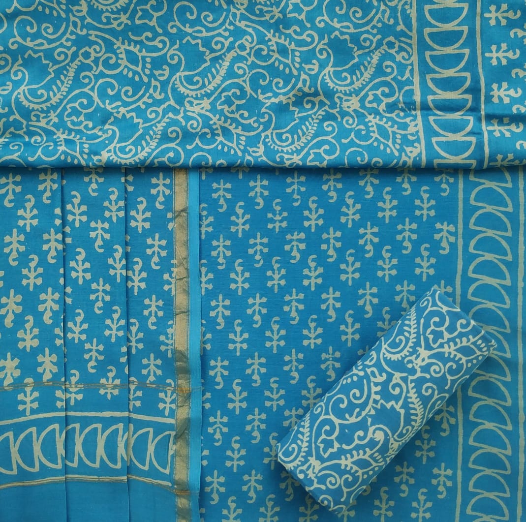 Shop chanderi silk suit sets (CHA620)