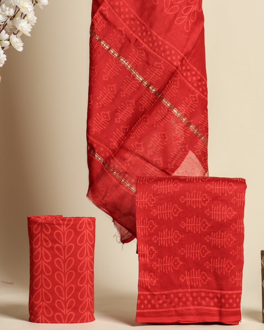 Shop chanderi silk suit sets online (CHA651)