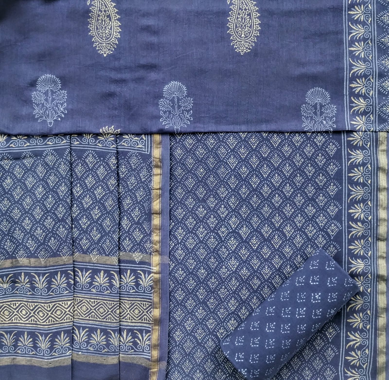 Shop chanderi silk suit sets (CHA664