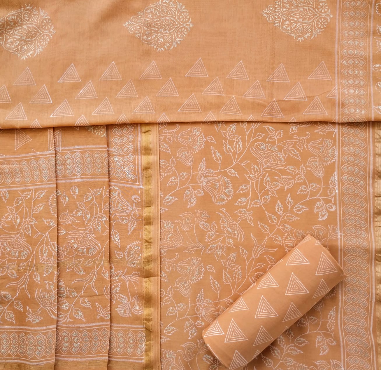 Shop chanderi silk suit sets online shopping (CHA670)