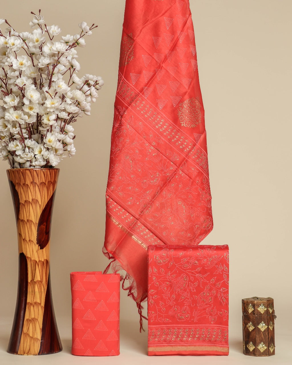 Shop chanderi silk suit sets online (CHA672)