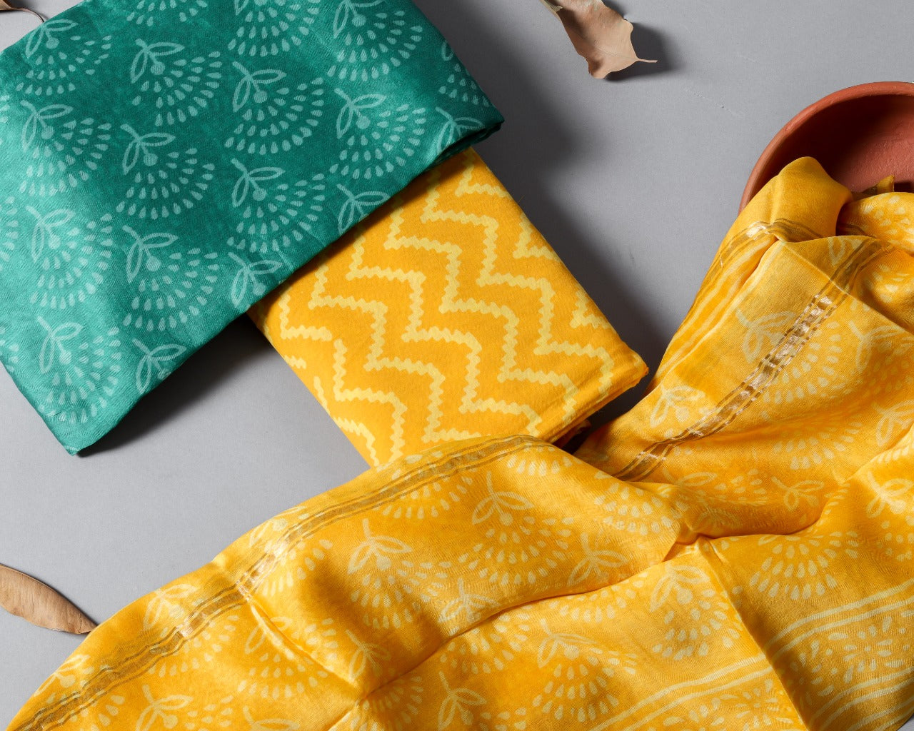 Chanderi Silk Suit with Chanderi Silk Dupatta (CHA253)
