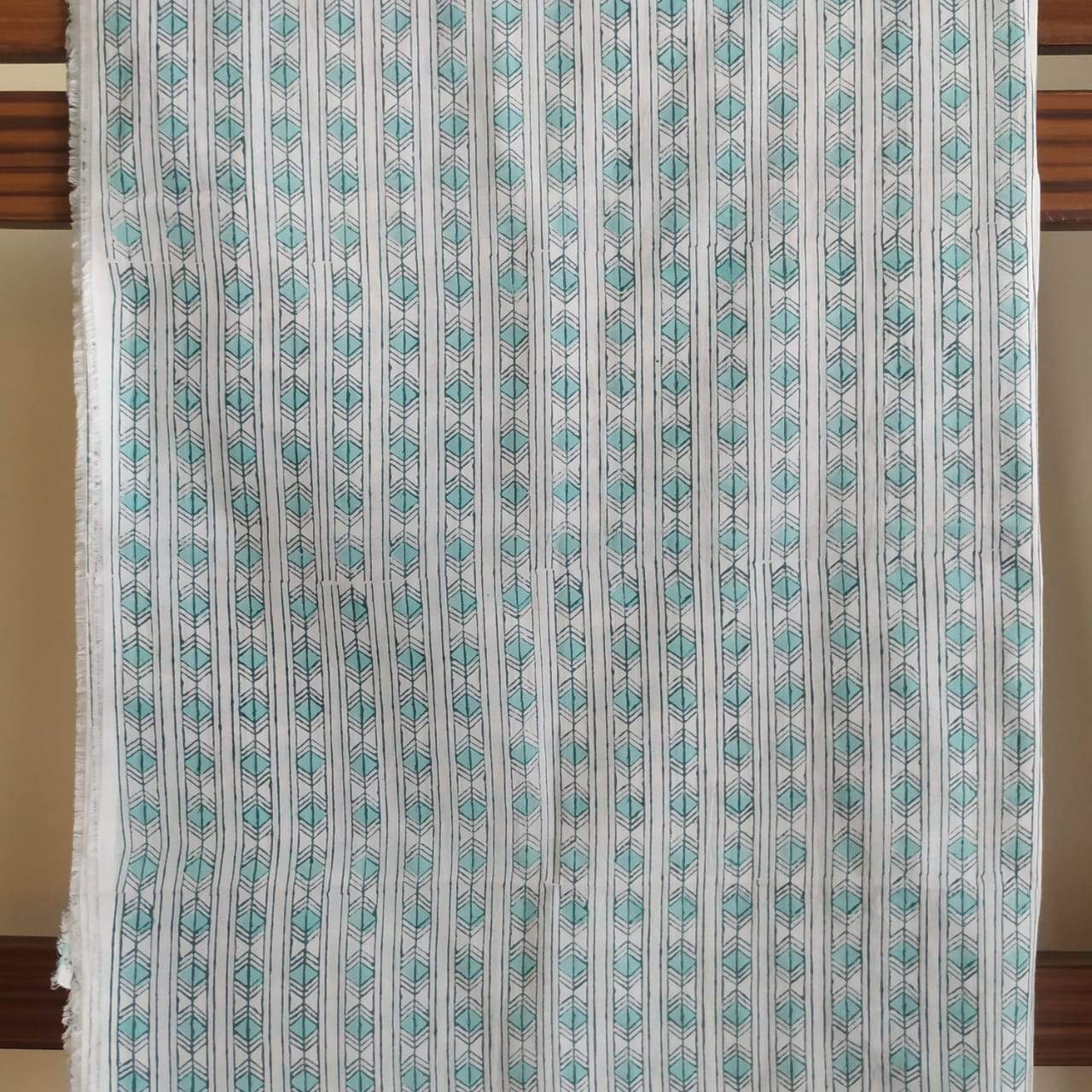 Shop Unstitched Cotton Suit with Premium Chanderi Silk Dupatta (CHD55)