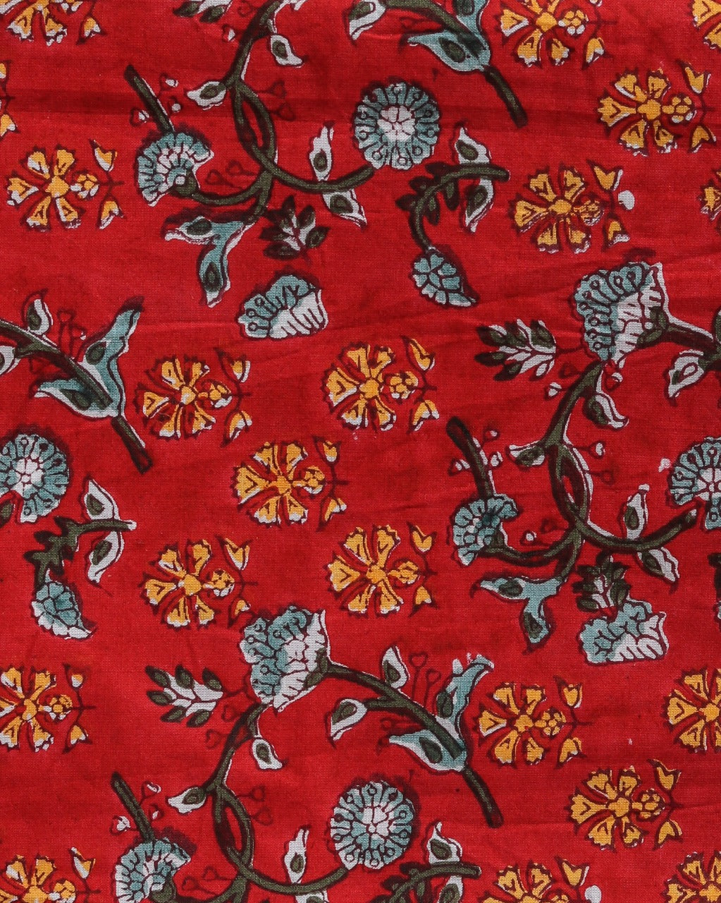 Traditional Hand Block Print Pure Cotton Suit with Premium Chanderi Silk Dupatta (CHD58)