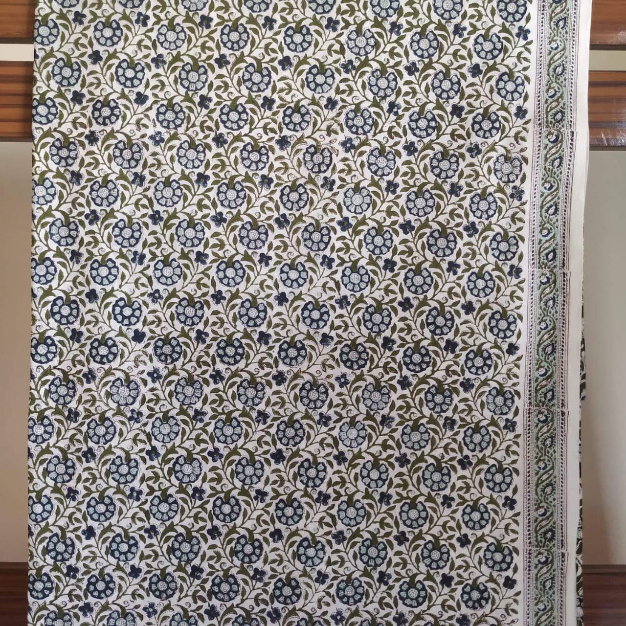 Traditional Hand Block Print Pure Cotton Suit with Premium Chanderi Silk Dupatta (CHD59)