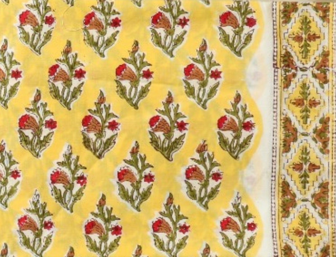 Shop unstitched cotton suit with chanderi dupatta (CHD98)