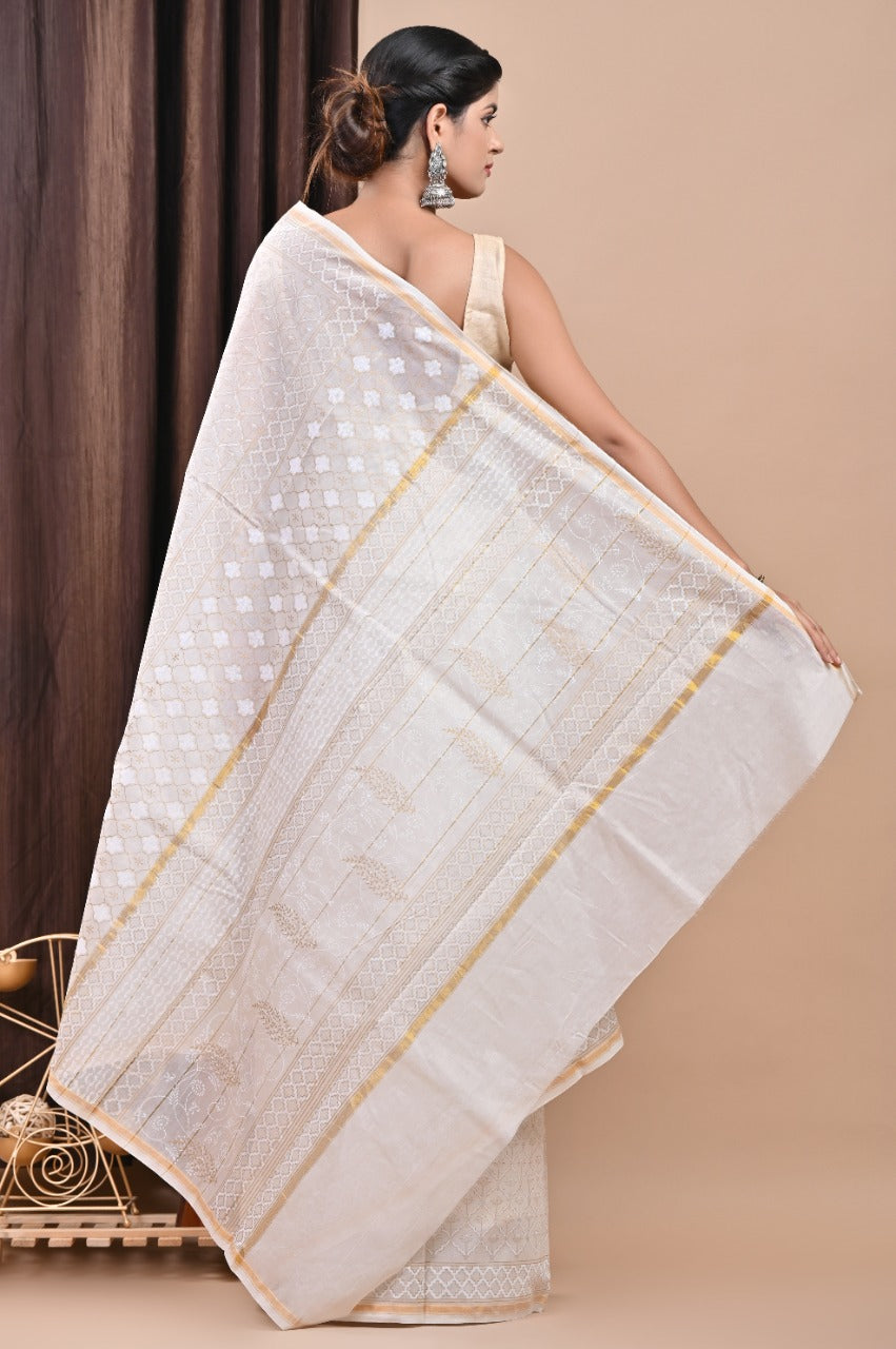 Shop chanderi silks sarees online (CHSAR40)