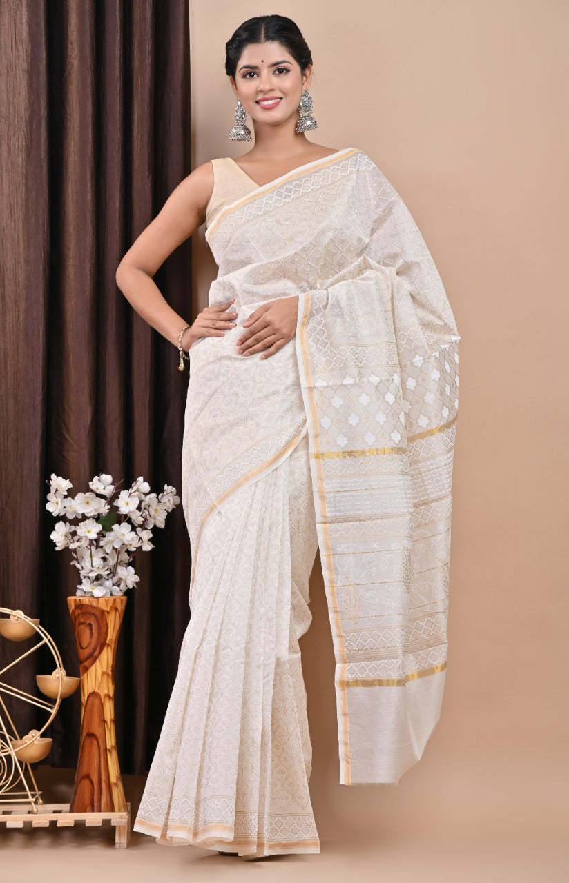 Shop chanderi silks sarees online (CHSAR40)