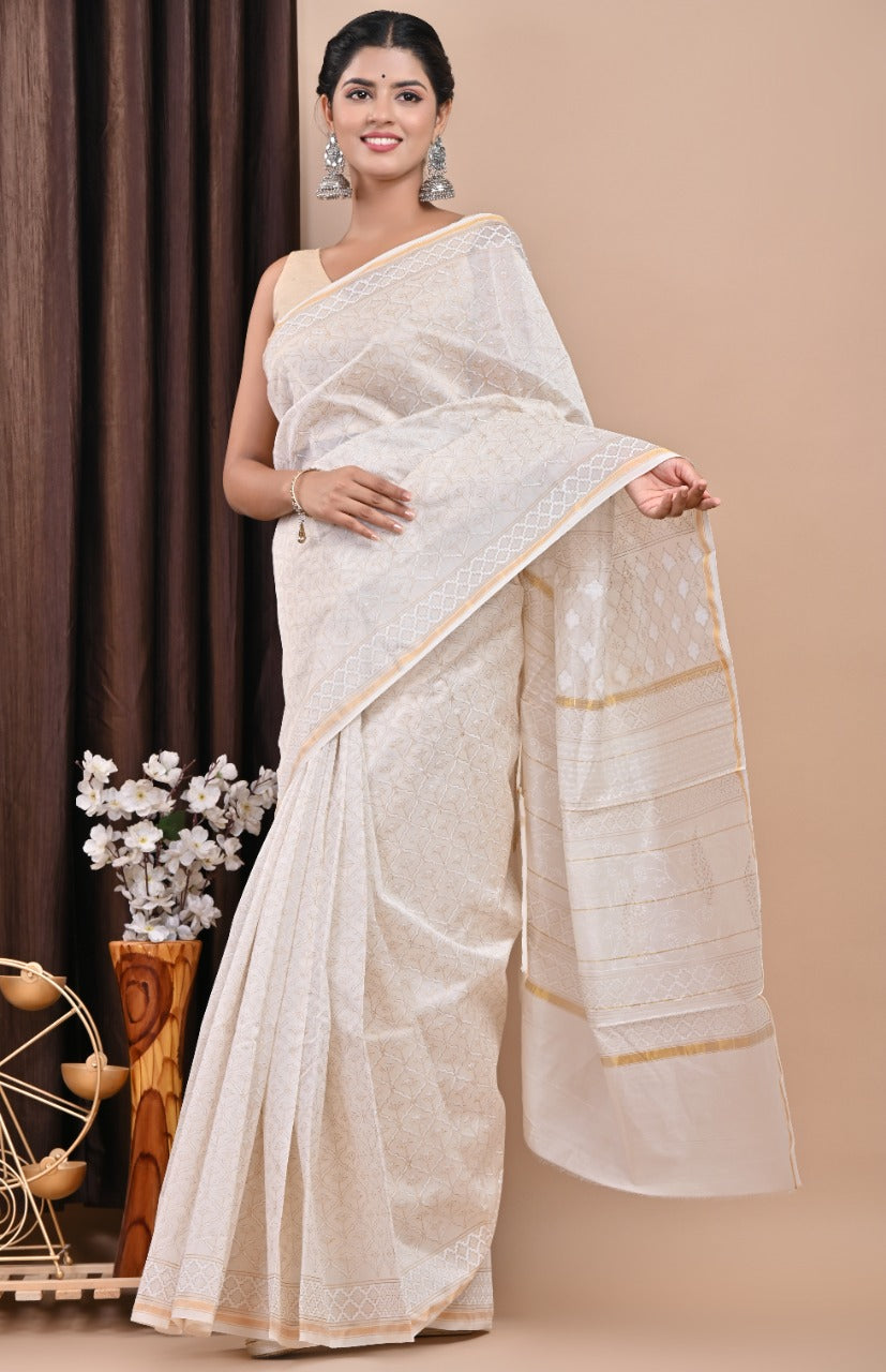 Shop chanderi silks sarees online (CHSAR40)
